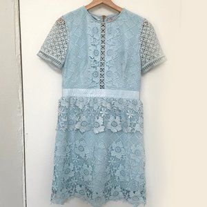 Ted Baker Light Blue Lace Dress
